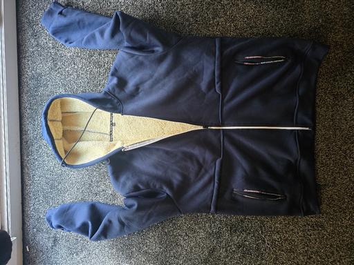 Buy & Sell Swingbrow Fenland - Photos for Navy Sherpa-Lined Zip Hoodie – XL – Men’s