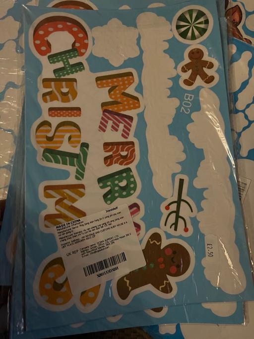 Buy & Sell Wednesfield Wolverhampton - Photos for Ten sheets new Christmas window stickers