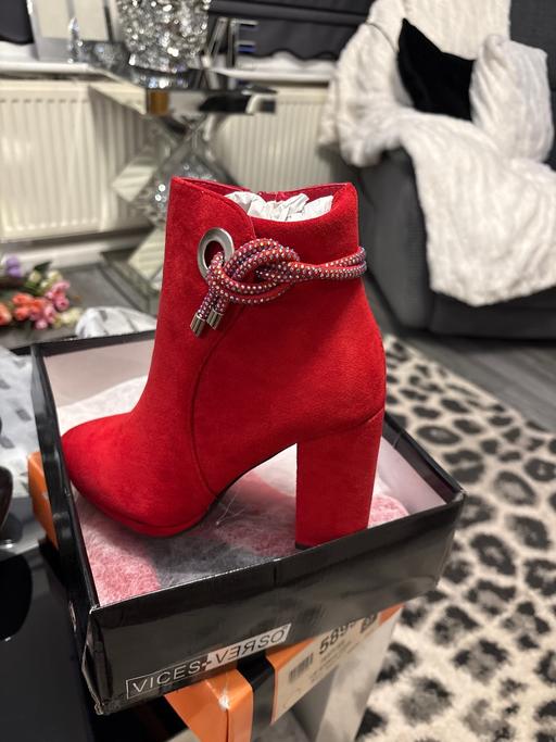 Buy & Sell Woolton Liverpool - Photos for Ladies boots Red faux