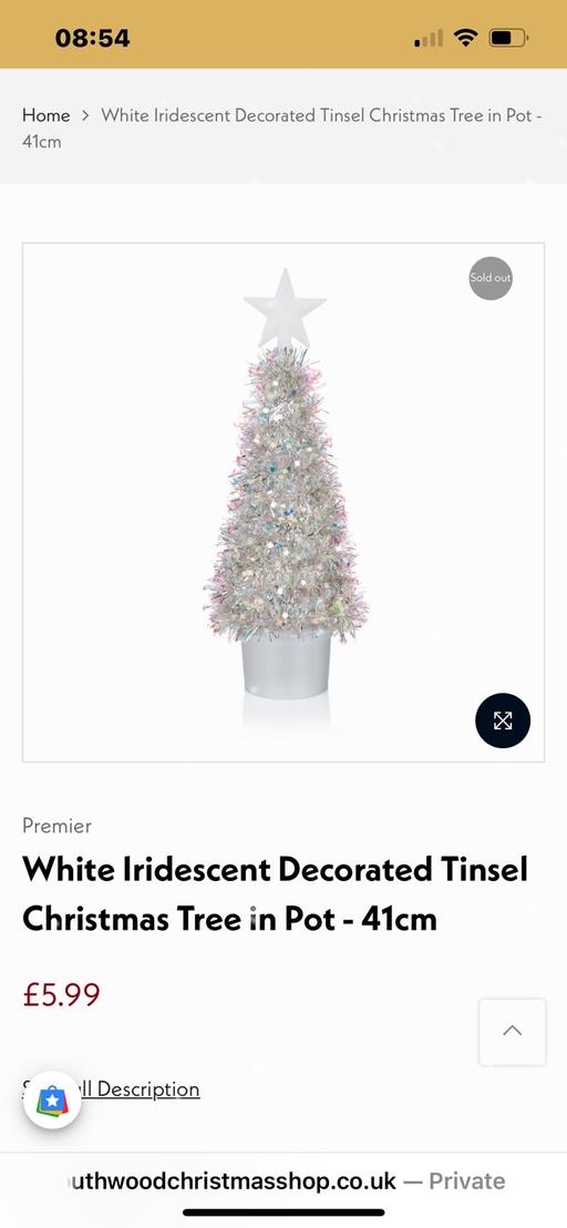 Buy & Sell Wednesfield Wolverhampton - Photos for New iridescent trees 41cm high 2£ each