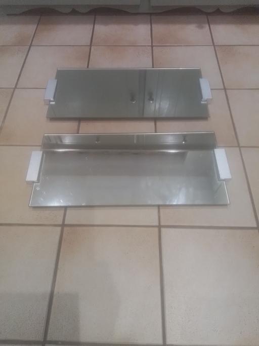 Buy & Sell Streetly Walsall - Photos for TWO IKEA GLASS SHELVES WITH HANDLES