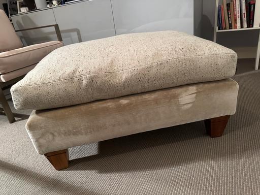 Buy & Sell Barnes South West London - Photos for Ottoman David Linley velvet and cashmere blen