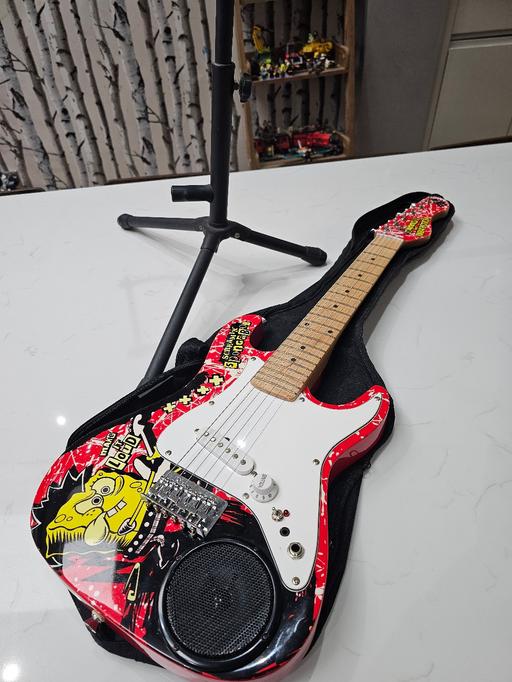 Buy & Sell Rowley Regis Sandwell - Photos for Sponge Bob electric guitar, stand and case