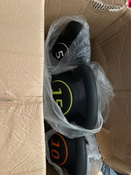 Buy & Sell Walton Liverpool - Photos for Set of bumb bells with stand brand new