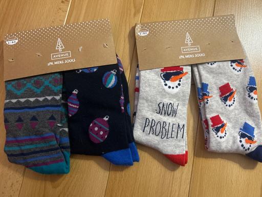 Buy & Sell Dovecot Knowsley - Photos for Xmas men’s socks. Twin pack. New
