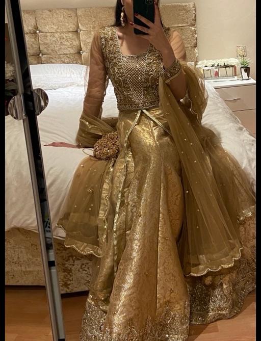 Buy & Sell West Bowling Bradford - Photos for Women wedding/party gold luxury gown 3 piece