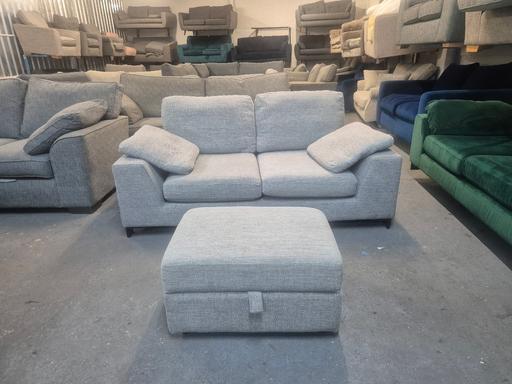 Buy & Sell Cheslyn Hay South Staffordshire - Photos for DFS Euphoria Breeze – Plain Silver 2-Seater