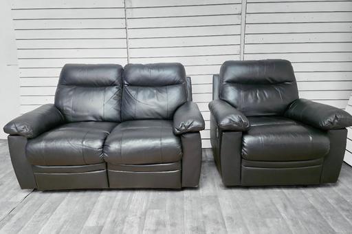 Buy & Sell Birmingham New Street Birmingham - Photos for scs black leather 2x1 manual recliners