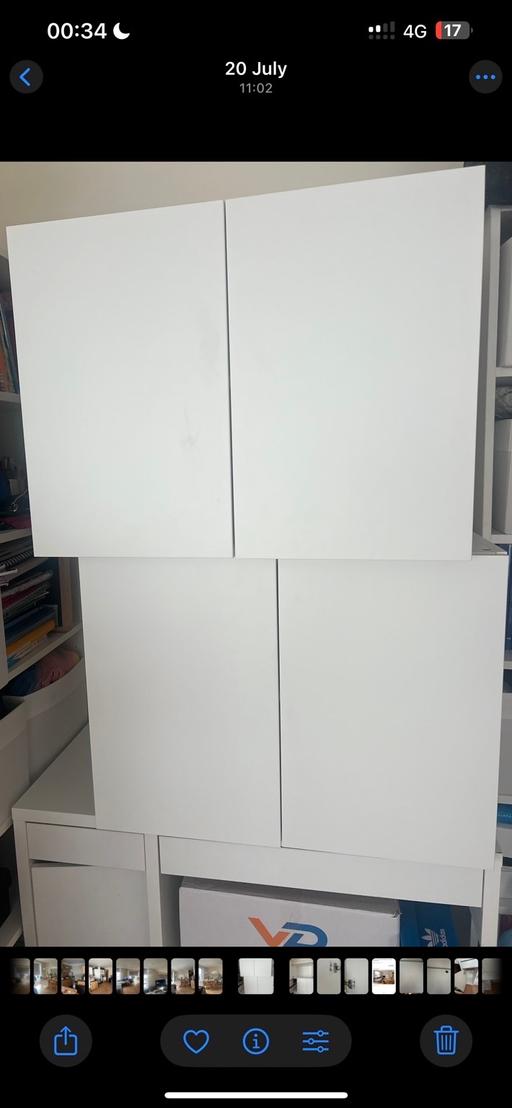 Buy & Sell Bermondsey South East London - Photos for 2xIKEA PLATSA Storage Cupboards + Doors