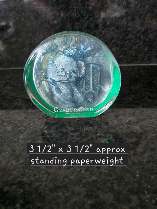 Buy & Sell Oldbury Sandwell - Photos for Grandpa Ted Paperweight