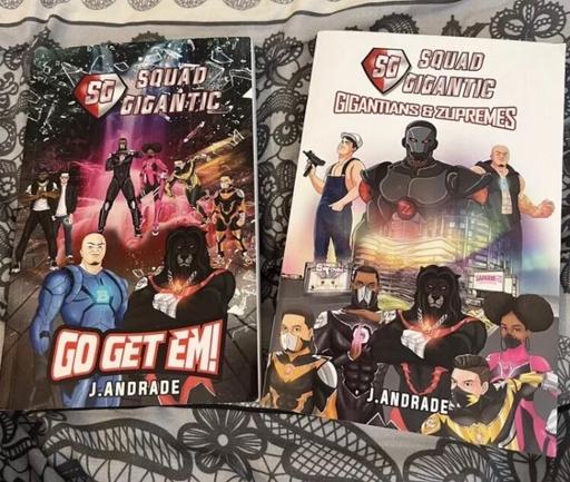 Buy & Sell White City West London - Photos for Two teenage reading books / superhero