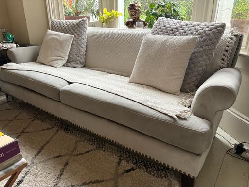 Buy & Sell Gunnersbury West London - Photos for 2 velvet handmade sofas (both @£199)