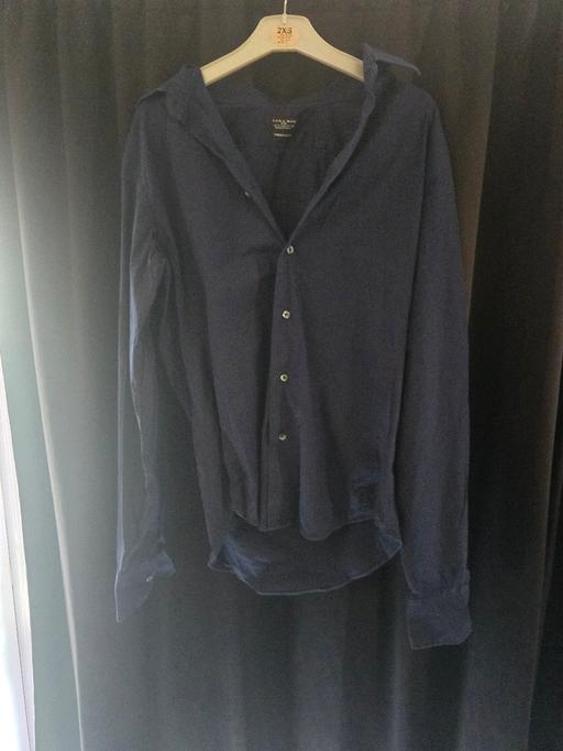 Buy & Sell Swingbrow Fenland - Photos for 👕 Zara Man Superslim Fit Shirt – Navy Blue