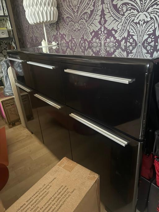 Buy & Sell Sparkbrook Birmingham - Photos for High Gloss Black Sideboard