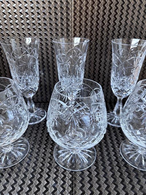 Buy & Sell White City West London - Photos for Six vintage crystal glasses