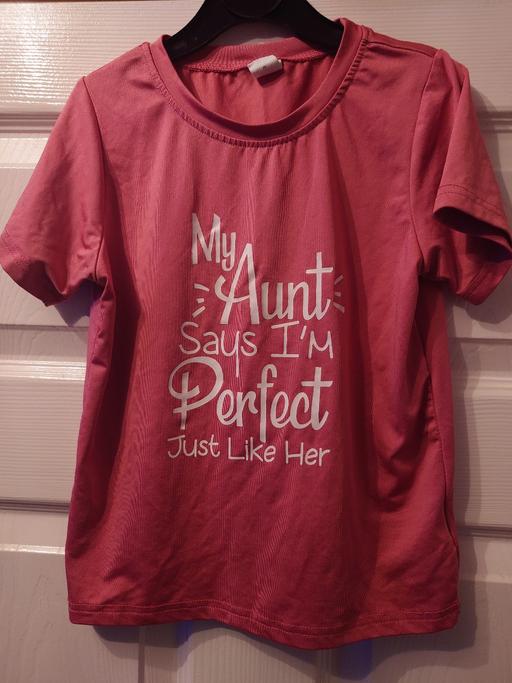 Buy & Sell Woodthorpe Charnwood - Photos for Girls pink auntie top size 6 years