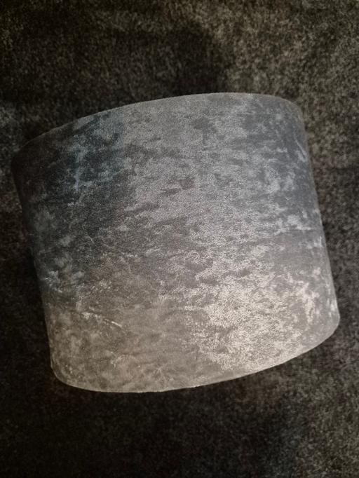 Buy & Sell Lozells Birmingham - Photos for Grey Velvet Lamp Shade