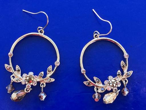 Buy & Sell Yeovil Somerset - Photos for 14ct rolled gold cubic zirconia hoop earrings