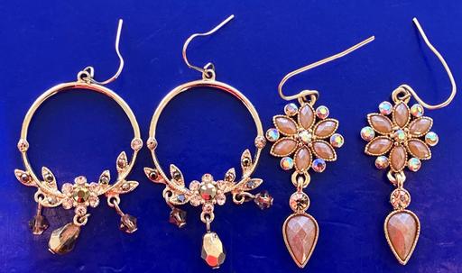 Buy & Sell Yeovil Somerset - Photos for 2x14ct rolled gold dangle drop C.Z earrings