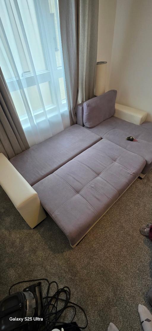 Buy & Sell Purley Croydon - Photos for Grey and white sofa bed