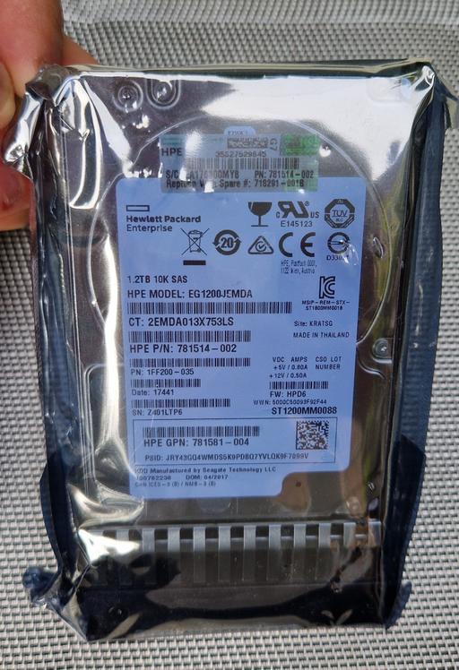 Buy & Sell Northumberland Park North London - Photos for 2x HP Hard Drives. 1.2TB + 600GB