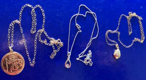 Buy & Sell Yeovil Somerset - Photos for Ladies 3x9ct gold & silver necklaces 375