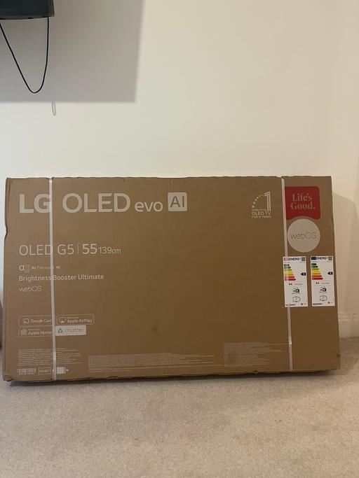 Buy & Sell Ickenham Saint Hillingdon - Photos for 55 Inch Lg OLED EVO AI G5 4K Smart TV 2025