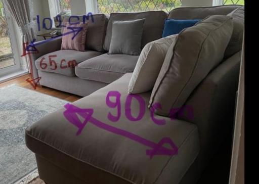 Buy & Sell Atherstone North Warwickshire - Photos for large grey sofa