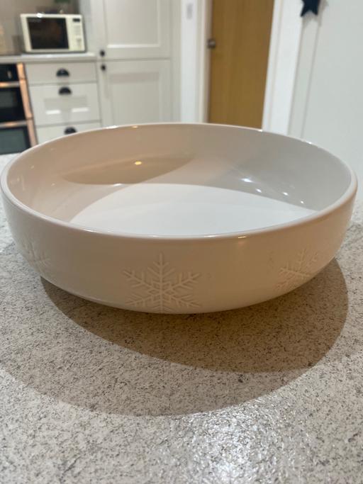 Buy & Sell Ackworth Wakefield - Photos for Christmas snowflake bowl new