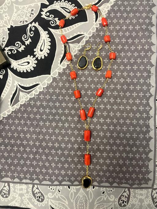 Buy & Sell Barnehurst Bexley - Photos for Hand made Coral bead Set in orange and black