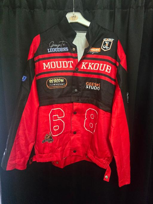 Buy & Sell Doddington Fenland - Photos for Red & Black Racing Style Jacket – Patch Logo