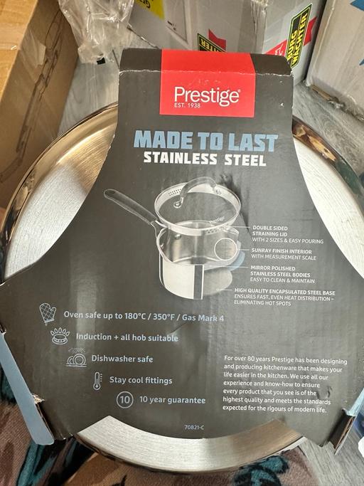 Buy & Sell Sheffield Sheffield - Photos for Prestige Made To Last Stainless Steel pan