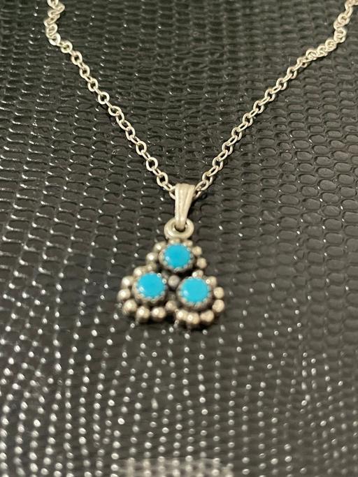 Buy & Sell Edmonton North London - Photos for Navajo turquoise silver pendant necklace