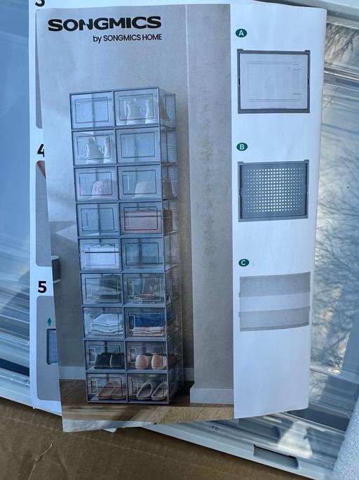 Buy & Sell Sheffield Sheffield - Photos for SONGMICS Shoe Boxes, Pack of 18