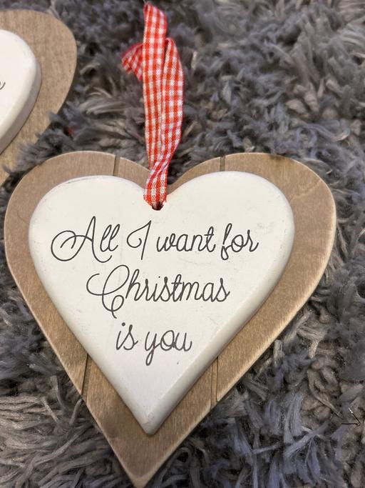 Buy & Sell Broadgreen Knowsley - Photos for Xmas ornament. Romantic heart design. Rustic