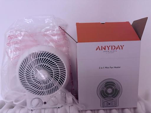 Buy & Sell All Saints East London - Photos for John Lewis 2 in 1 Fan Space Heater BRAND NEW