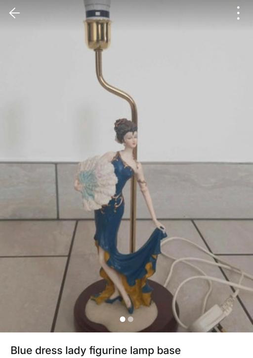Buy & Sell Eastville Bristol - Photos for blue lady figurine lamp base