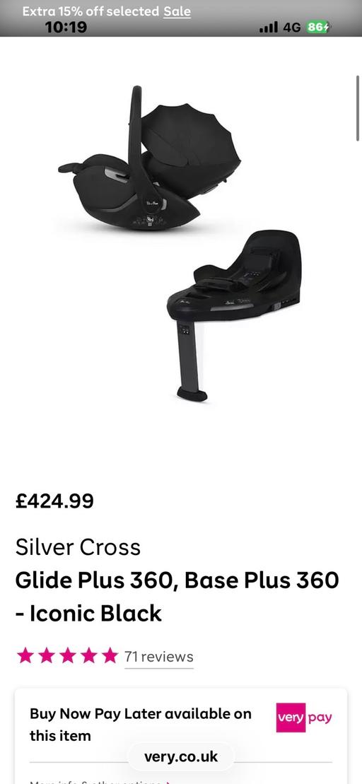 Buy & Sell Wednesbury Sandwell - Photos for Baby car seat silver cross brand nee