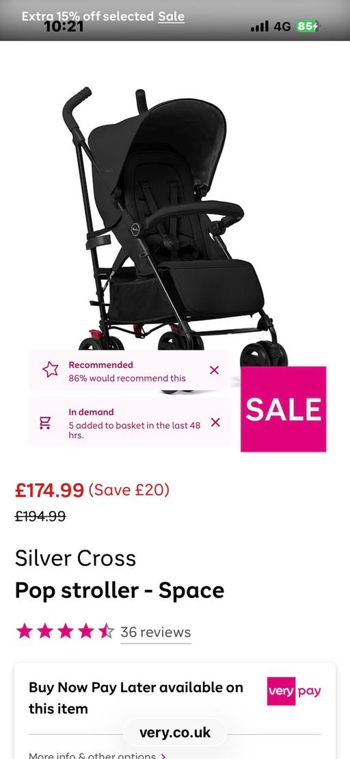 Buy & Sell Wednesbury Sandwell - Photos for Silver cross stroller brand new