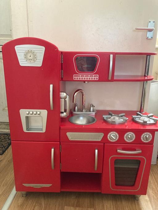Buy & Sell Longley Sheffield - Photos for Red KidKraft wooden kitchen L82xH86xW33