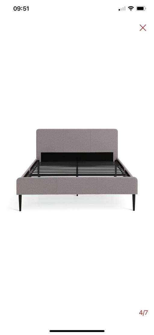 Buy & Sell Coventry City Centre Coventry - Photos for Kristopher Double Bed Frame - Grey