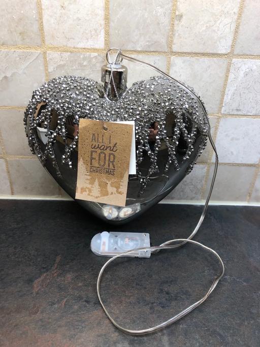 Buy & Sell Roby Knowsley - Photos for Silver Diamanté and Glitter Topped LED Heart