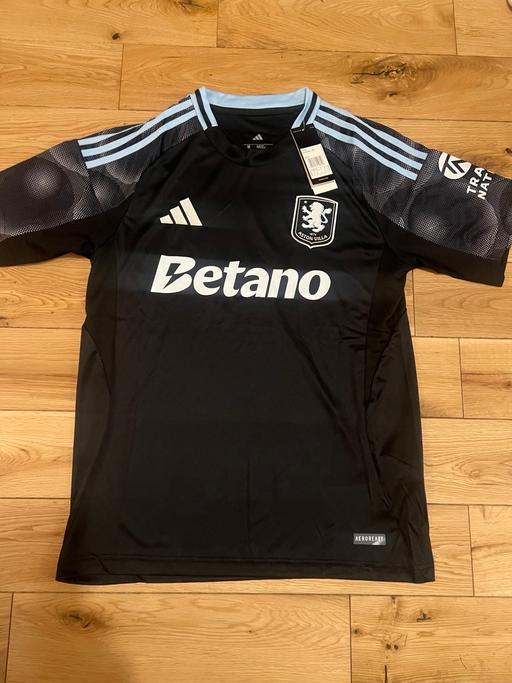 Buy & Sell Hollywood Bromsgrove - Photos for Black Aston Villa football jersey 25/26 mediu