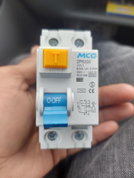 Buy & Sell Stapleford Tawney Epping Forest - Photos for MCG 63A DOUBLE POLE RCD JVL1 230v