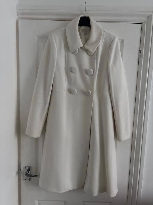 Buy & Sell Wombwell Barnsley - Photos for Size 12 M&S heavy cream coat ex condition
