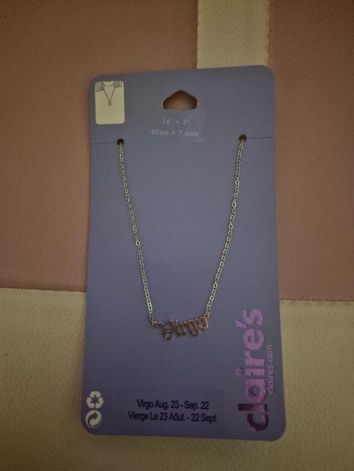 Buy & Sell Crumpsall Manchester - Photos for new Claires Virgo Star Sign Necklace