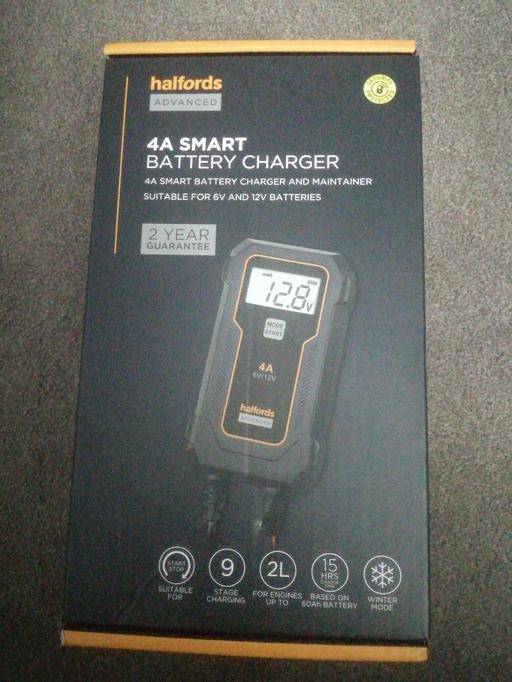 Vehicles Heath Town Wolverhampton - Photos for New sealed Halfords 4A smart battery charger