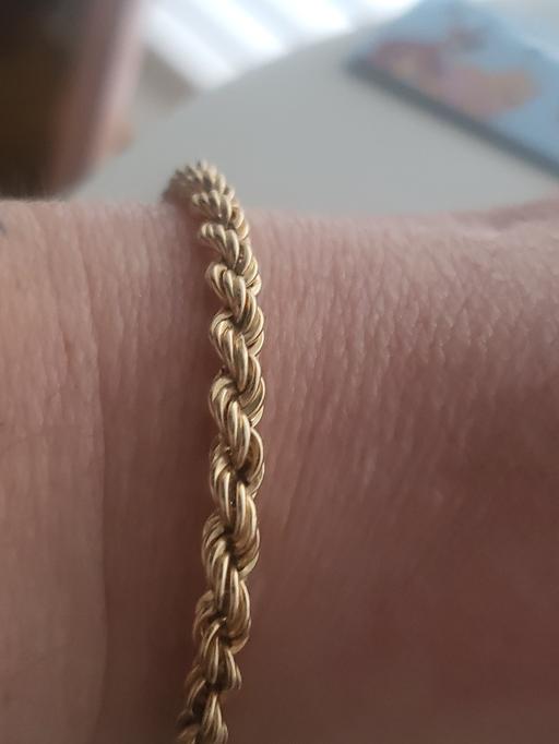 Buy & Sell Brunswick Industrial Estate Calderdale - Photos for like new 9ct gold rope bracelet