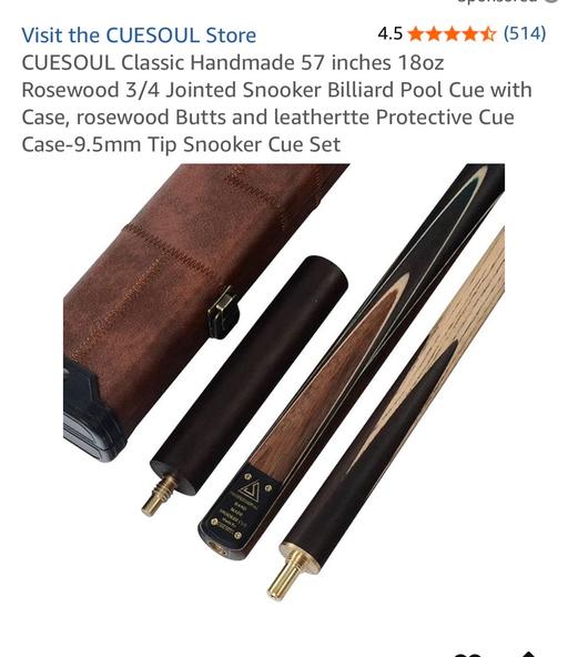Buy & Sell Selly Oak Birmingham - Photos for Cue soul snooker cue