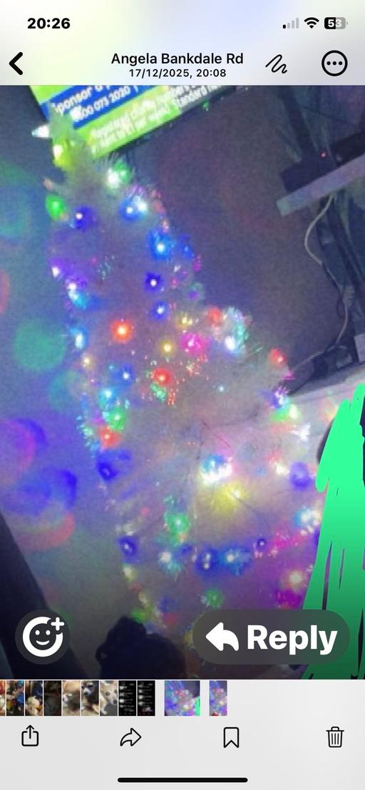 Buy & Sell Ward End Birmingham - Photos for 6ft white fibre optic Christmas tree